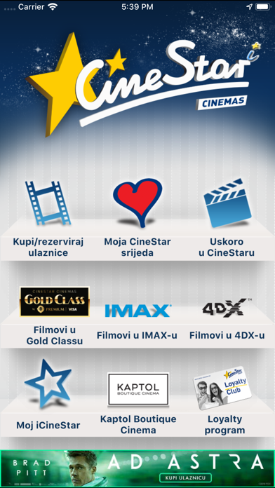 iCineStar Screenshot