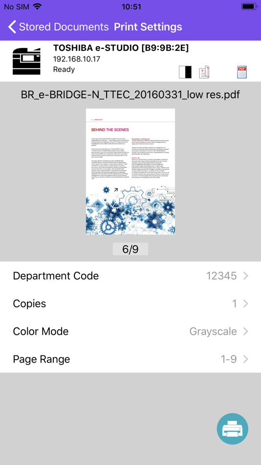 #2. e-BRIDGE Print & Capture Entry (iOS) 由: TOSHIBA TEC CORPORATION
