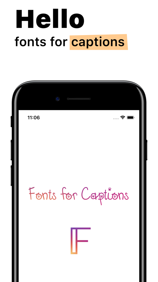 #1. Fonts for Captions (iOS) 由: Sandya Leelarathne