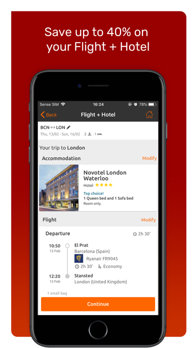 Opodo travel app: Book Cheap Hotels, Cars & Flight screenshot