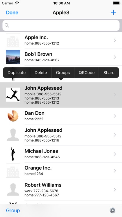 vCard Editor screenshot-0