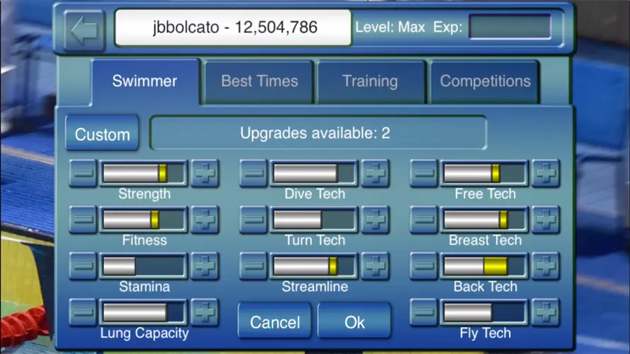 SwimChamp screenshot 2