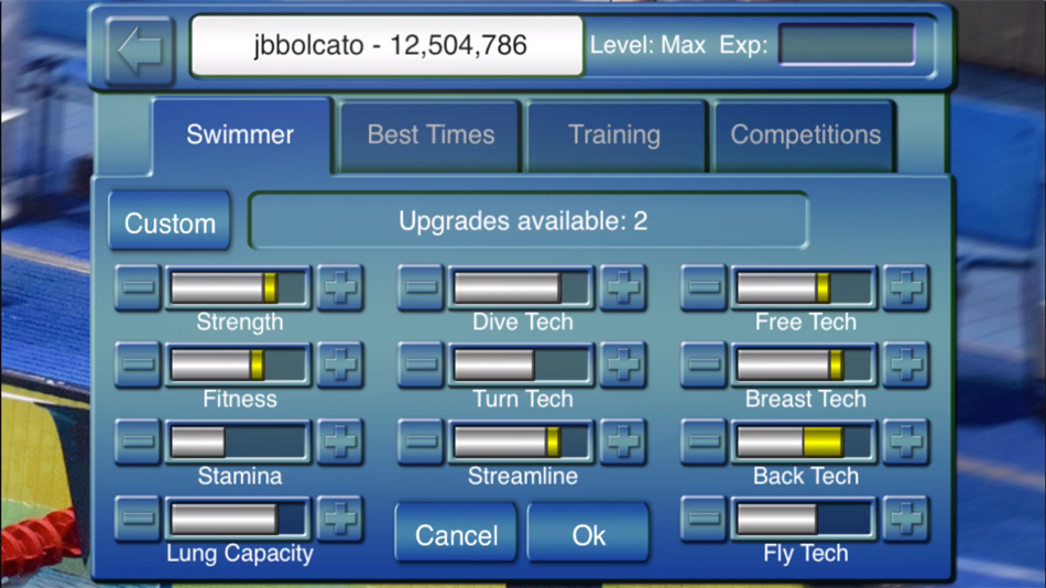 #2. SwimChamp (iOS) 由: Jean-Baptiste Bolcato