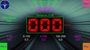 GPS Speed Test Lite screenshot