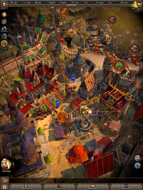 Screenshot #6 pour Fortress Kings - Stratégie MMO