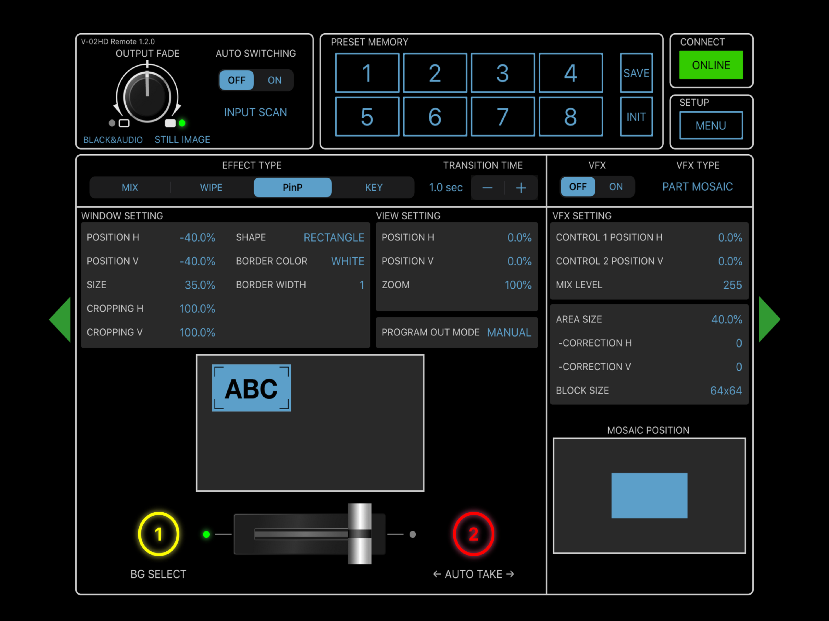 V-02HD Remote screenshot 3