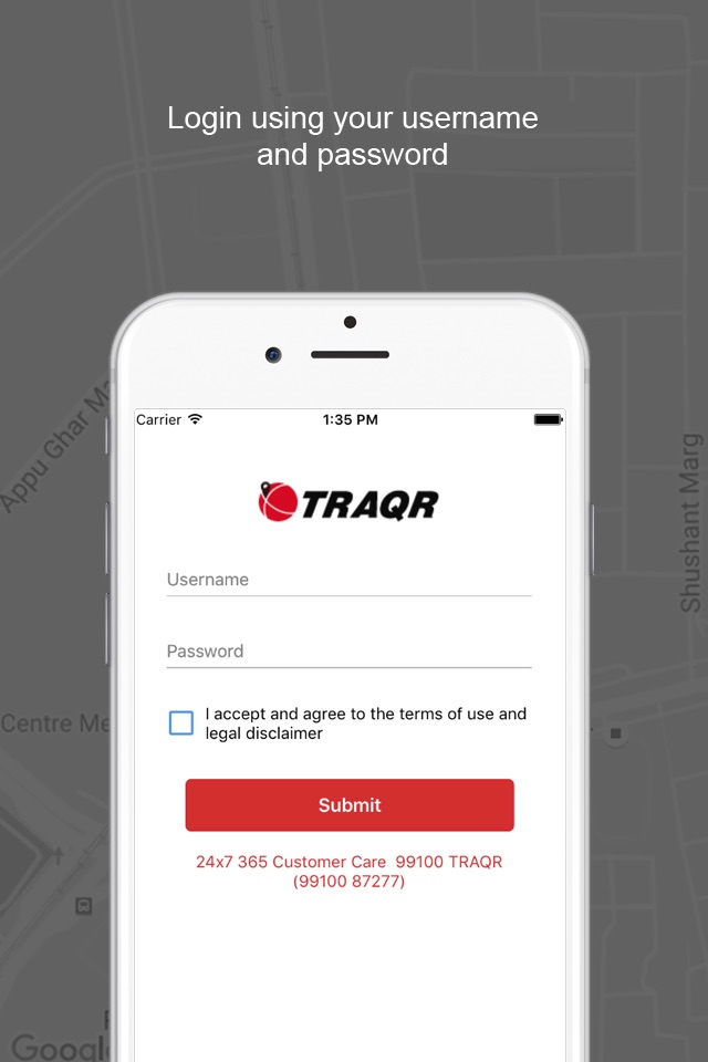 TRAQR screenshot 2