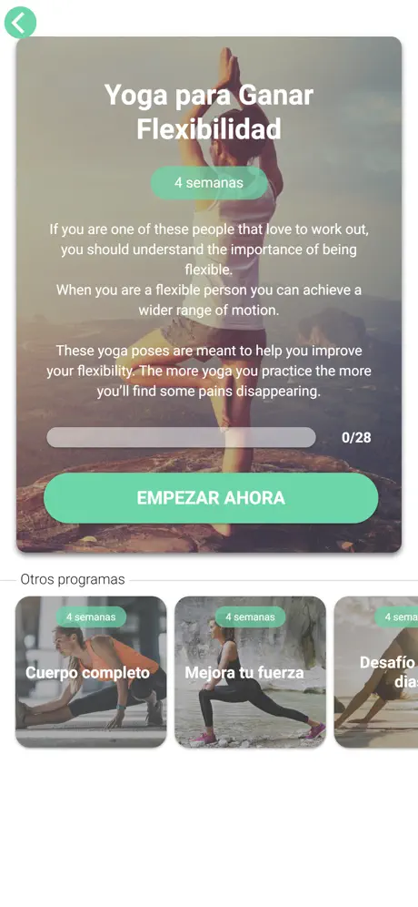 Ejercicios de estiramiento