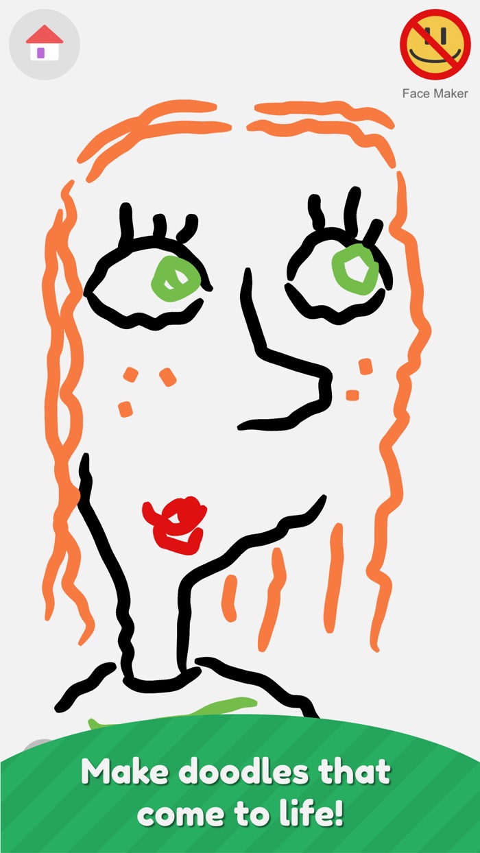 LiveDoodle Draw talking faces