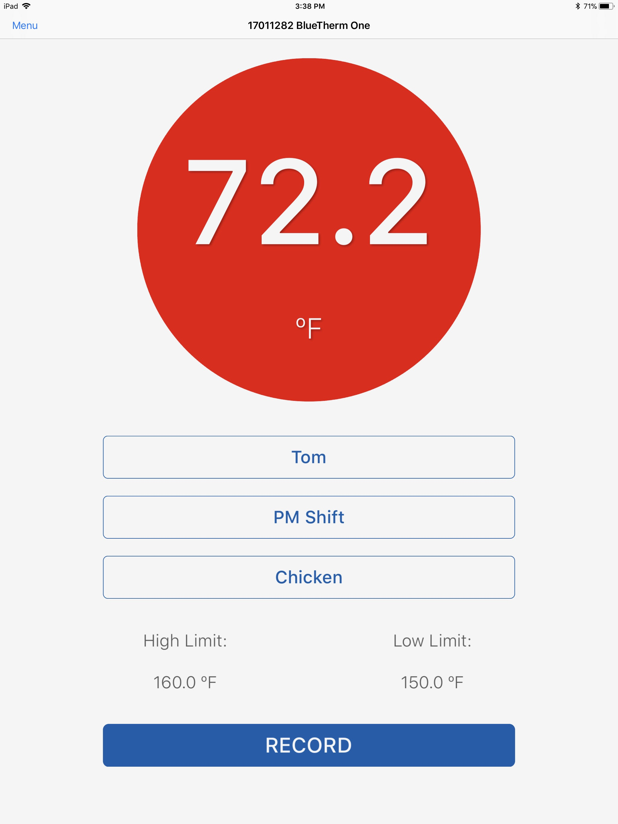 HACCP LE screenshot 3