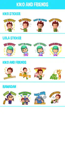 Game screenshot Kiko Sticker for Messenger mod apk