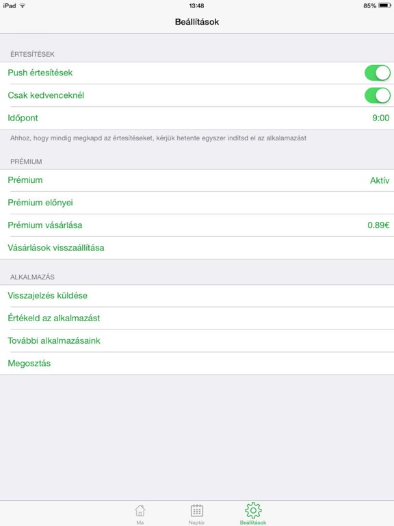 Screenshot #6 pour Névnap +: Magyar névnap naptár