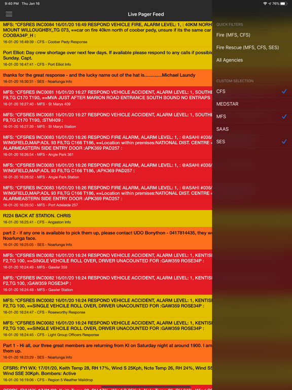 CFSScan iPad screenshot 10 - News app