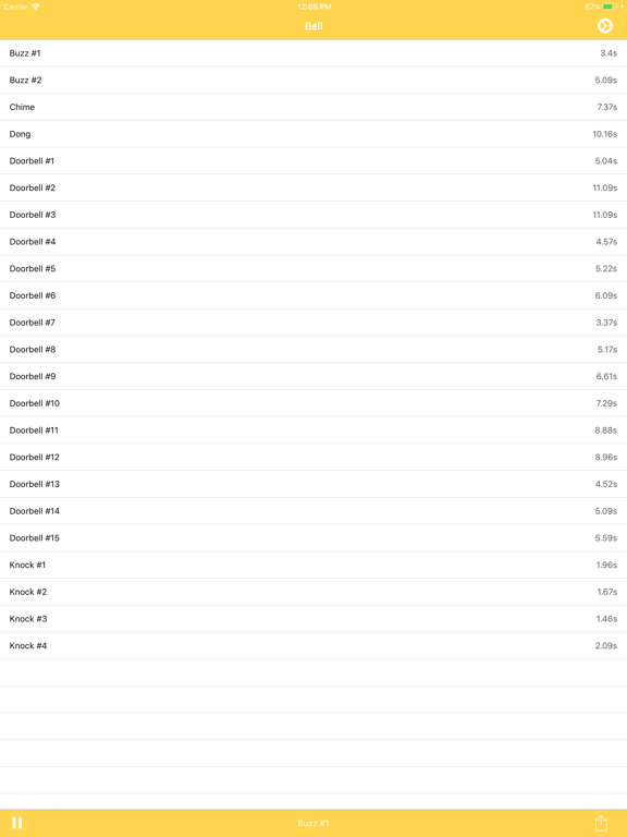 Screenshot #5 pour Bell - Doorbell Sounds