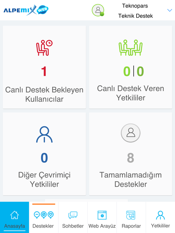 Screenshot #5 pour Canlı destek - alpemixWeb