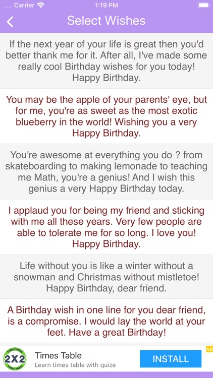 Birthday  Messages & Wishes screenshot-6