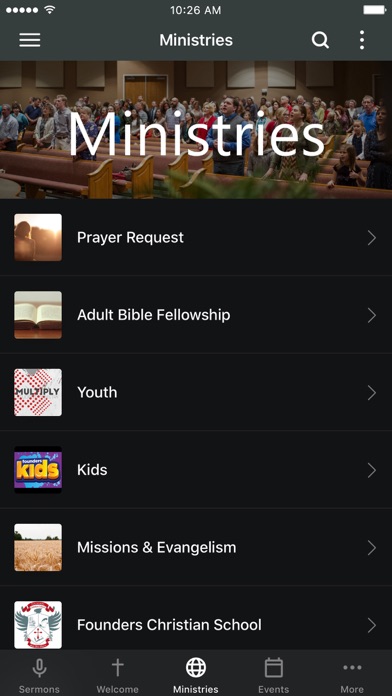 Founders Baptist Church Screenshot