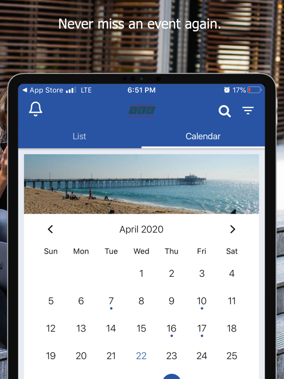 IEC Mobile App iPad screenshot 1 - Business app
