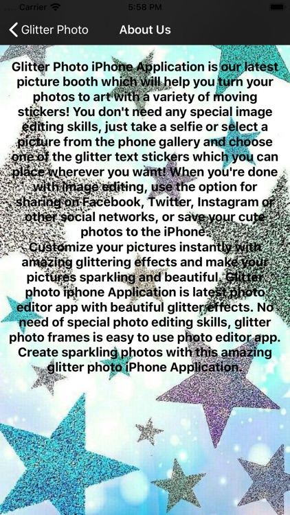 Glitter Photo screenshot-3