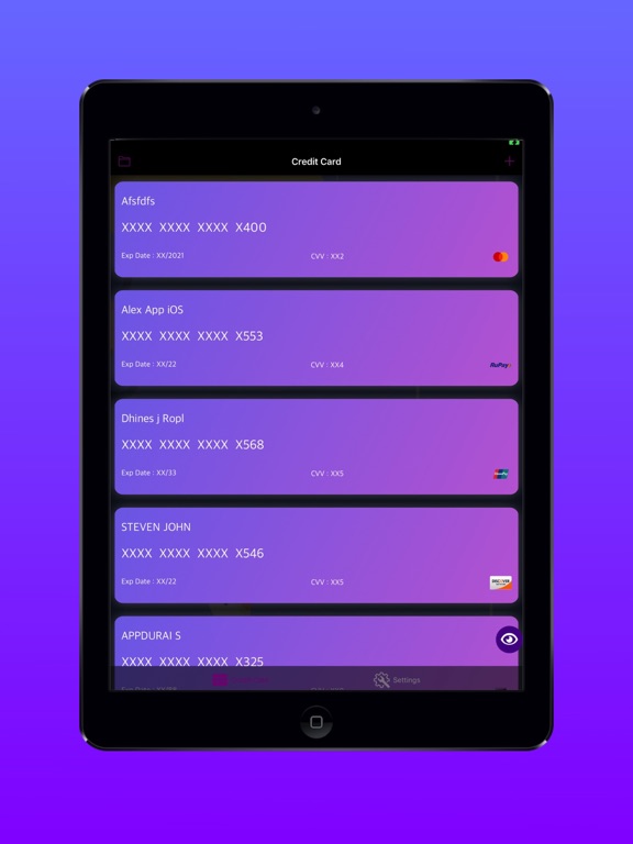 Screenshot #4 pour Credit Card Reader Pro