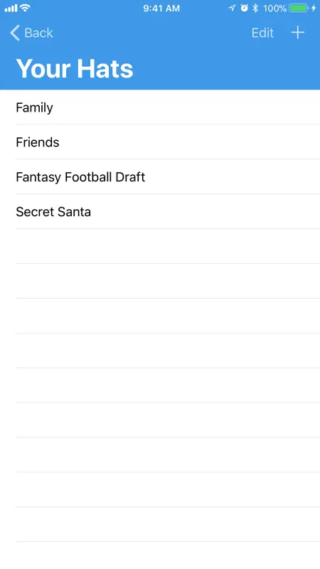 Names in a Hat screenshot 2 of 5