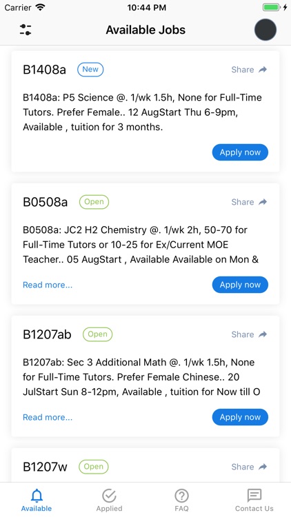 SmileTutor Assignments App