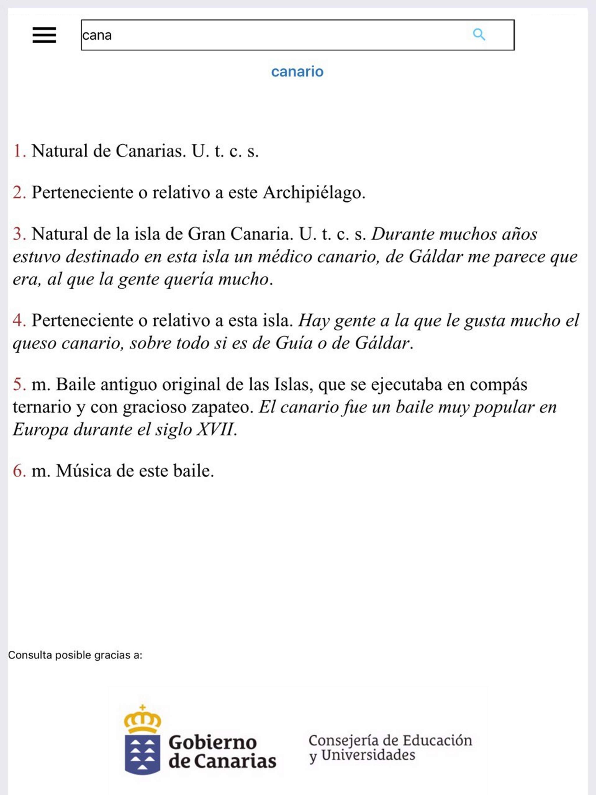 Diccionario Básico Canarismos