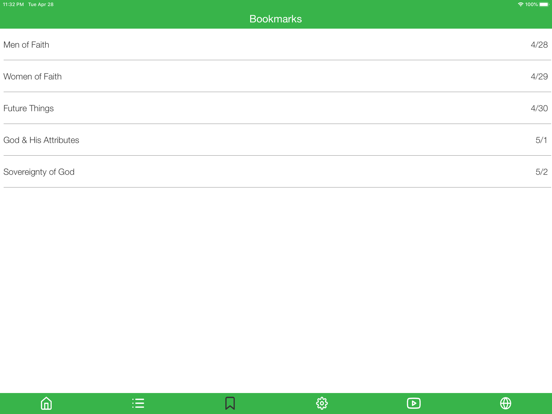 Daily Devotion iPad screenshot 4 - Reference app