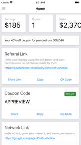Pro Affiliates screenshot