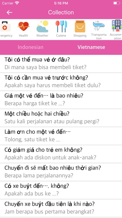 Indonesian Vietnamese