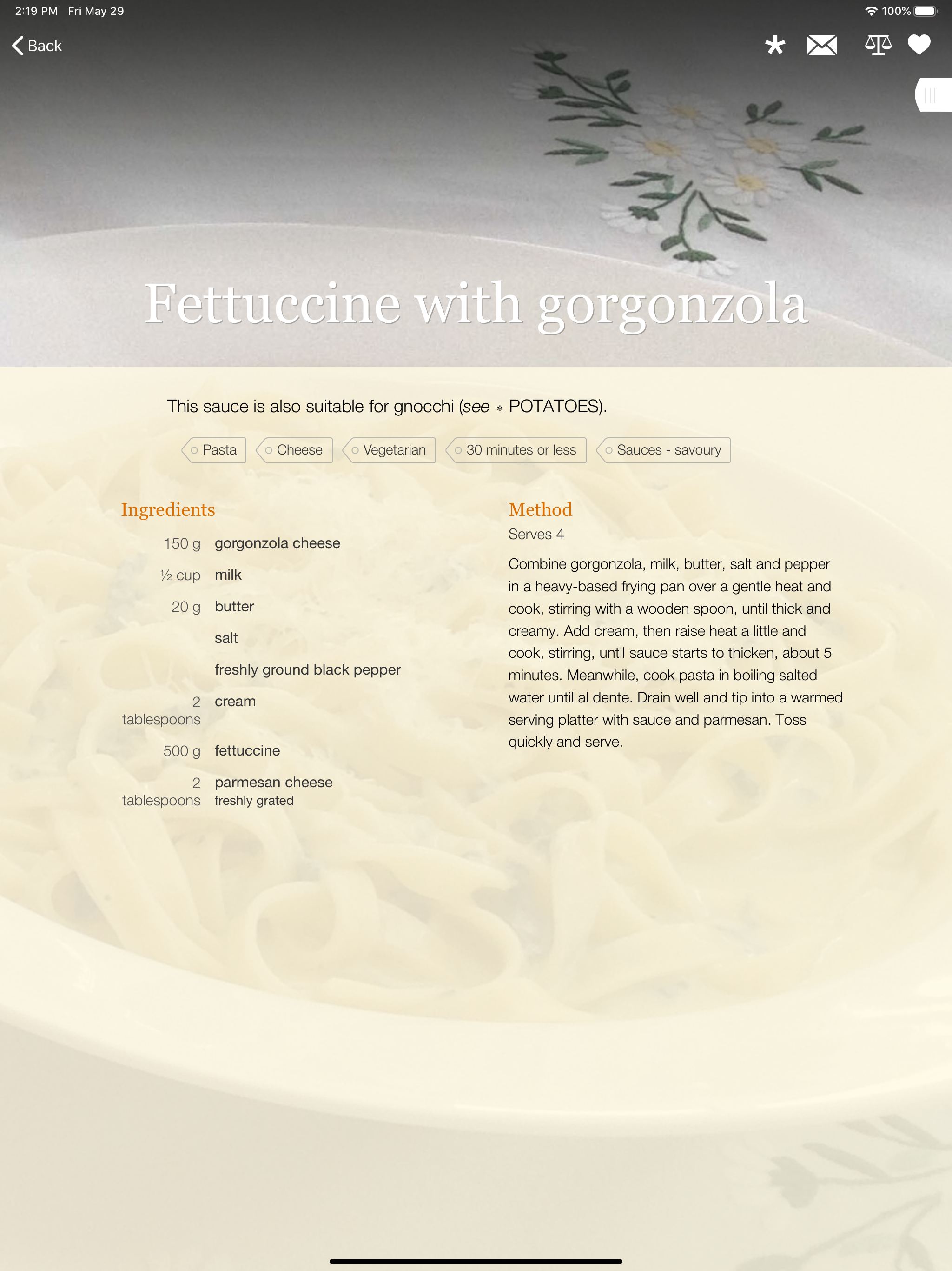 Cook's Companion App