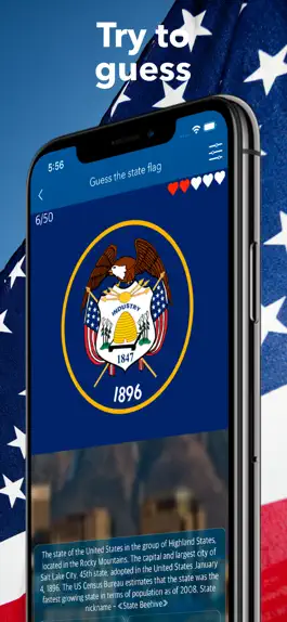 Game screenshot The US States and capitals App hack