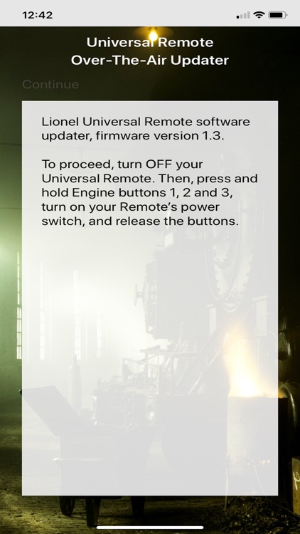 LionChief U Remote Updater