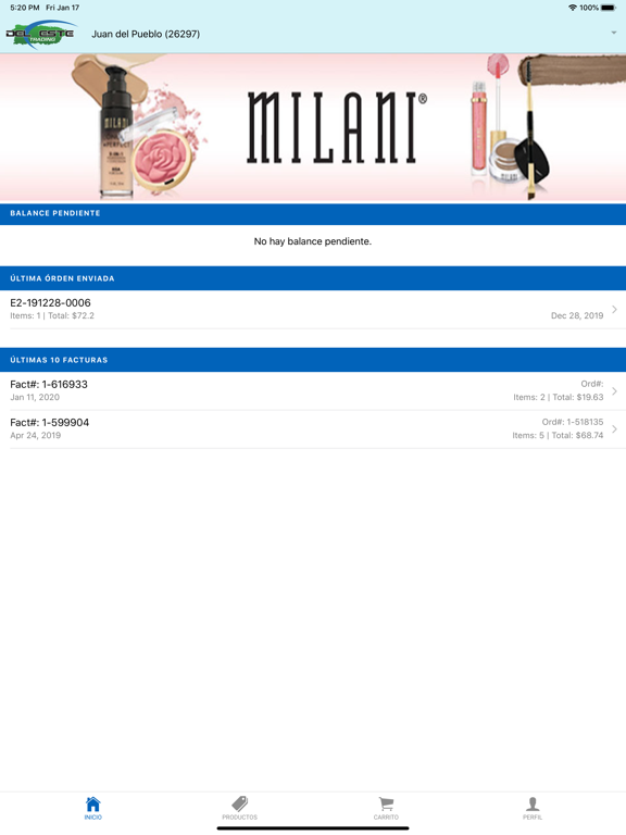 Del Este Trading iPad screenshot 2 - Business app