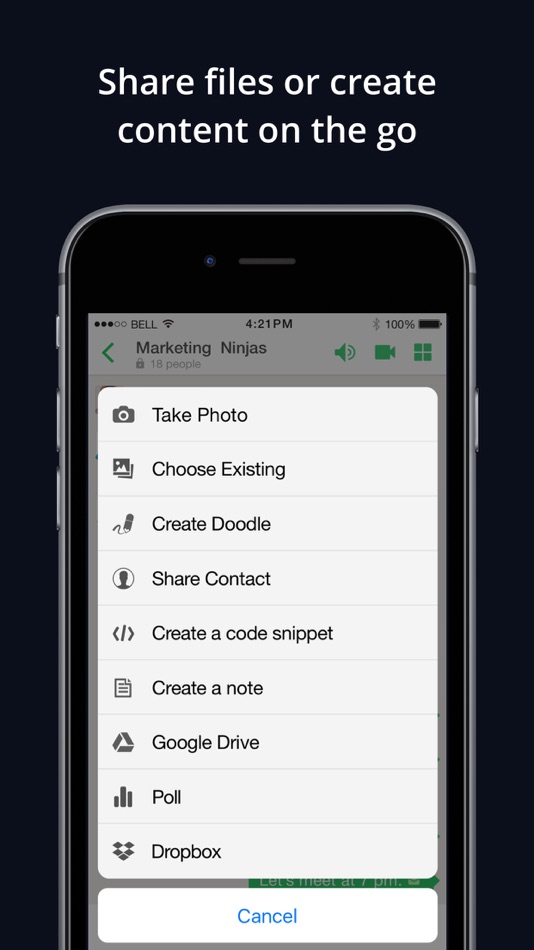 #5. Flock: Team Communication App (iOS) 由: Flock FZ-LLC