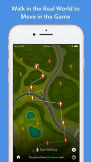 the walk: fitness tracker game iphone screenshot 2
