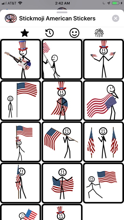 Stickmoji American Stickers