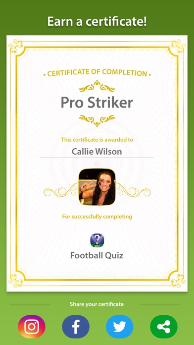 Football Quiz: Soccer Trivia Screenshot