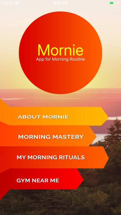 Mornie:App for Morning Routine
