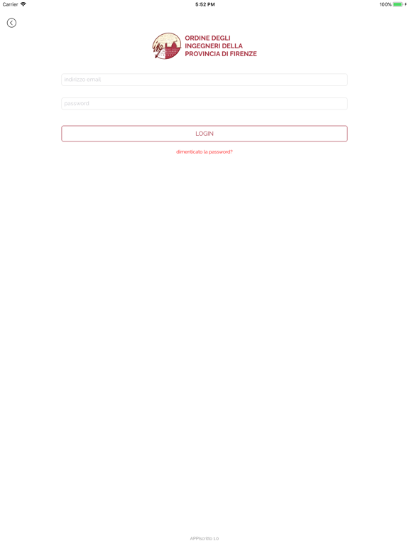 Ing Firenze iPad screenshot