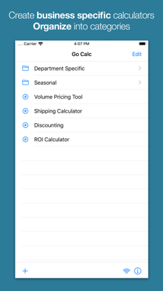Go Calc screenshot 1
