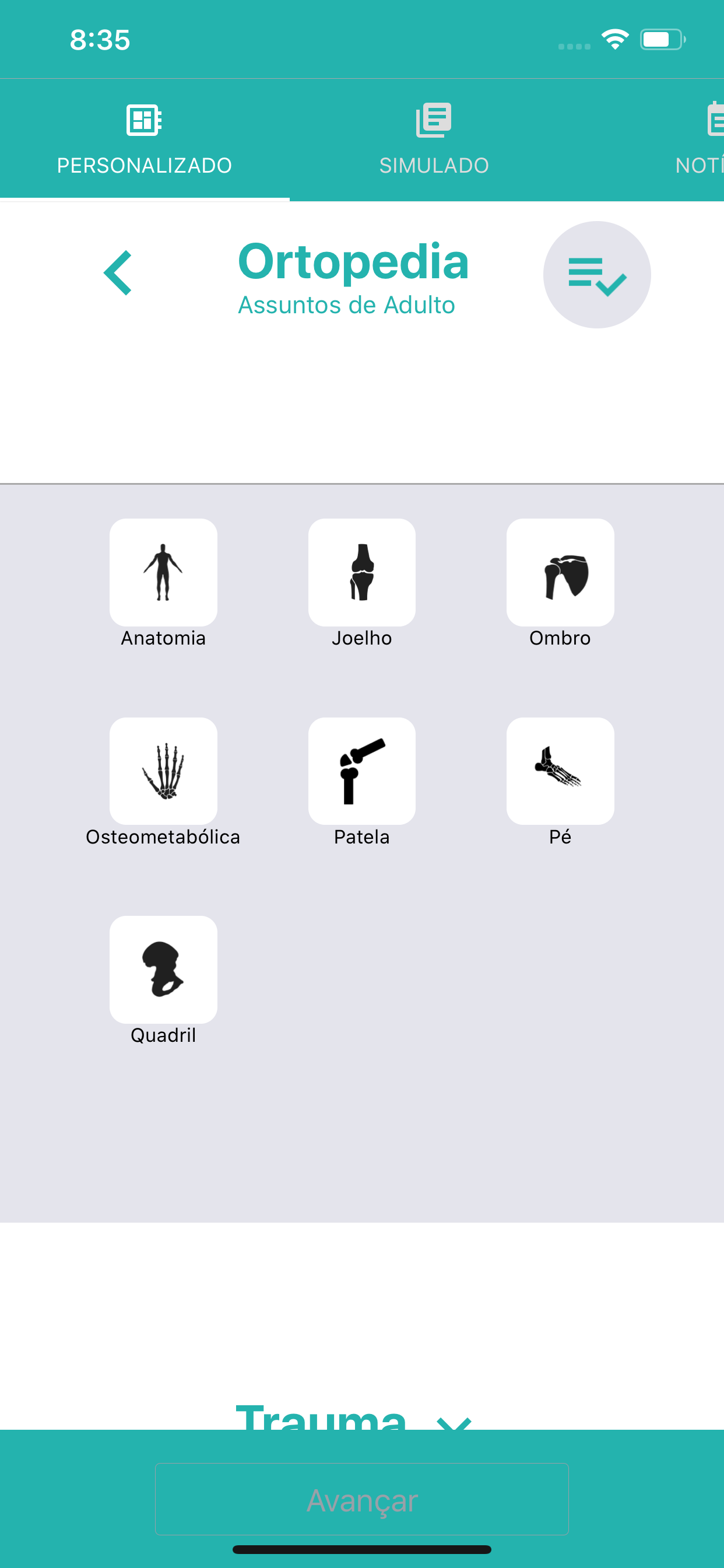 Quiz Ortopedia