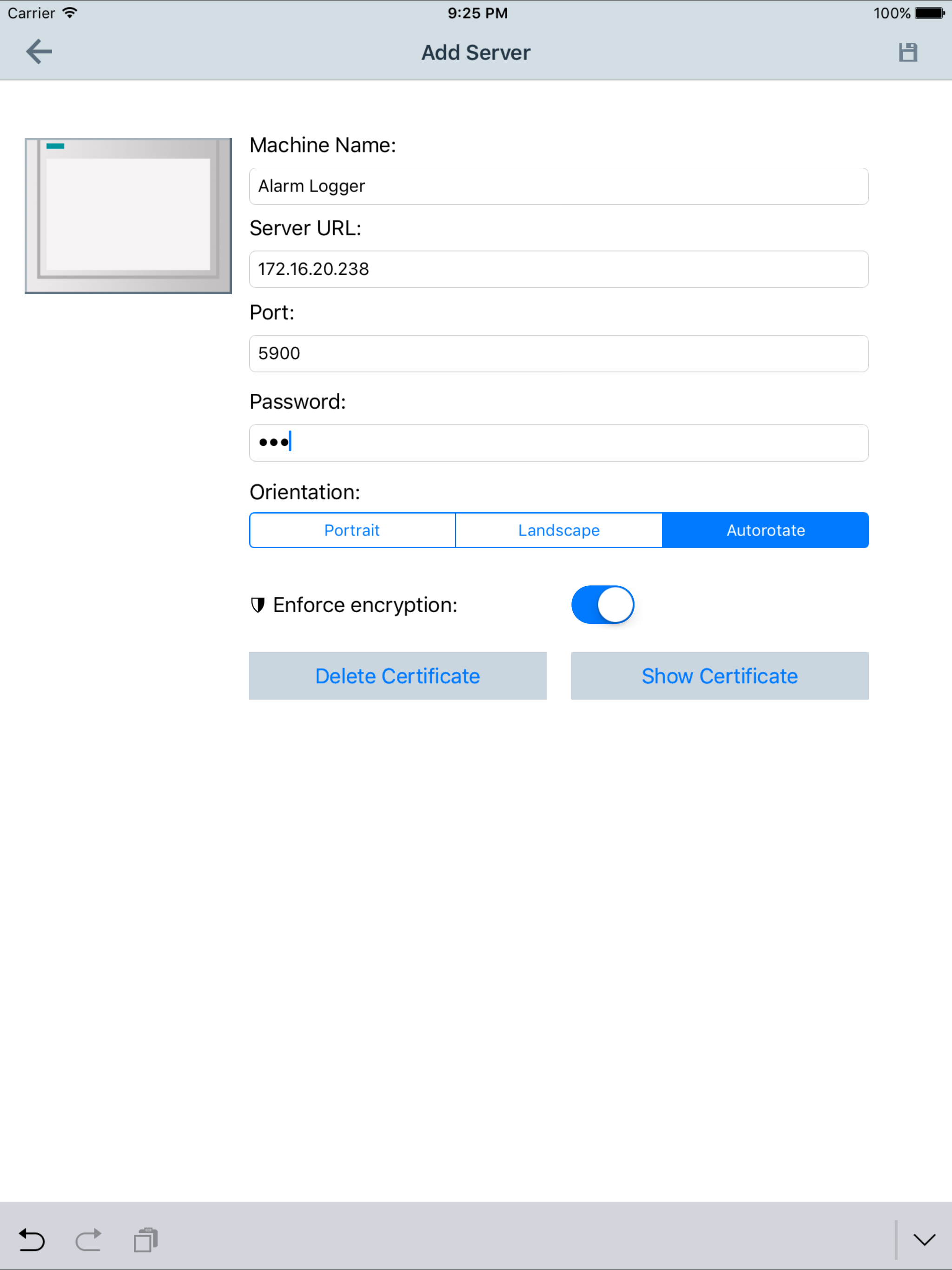 WinCC Sm@rtClient screenshot 10