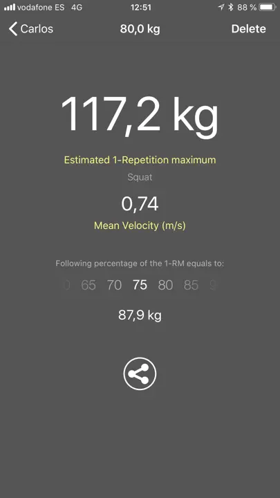 My Lift: Measure Your Strength iPhone Ekran Görüntüsü 4