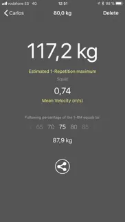 my lift: measure your strength iphone screenshot 4