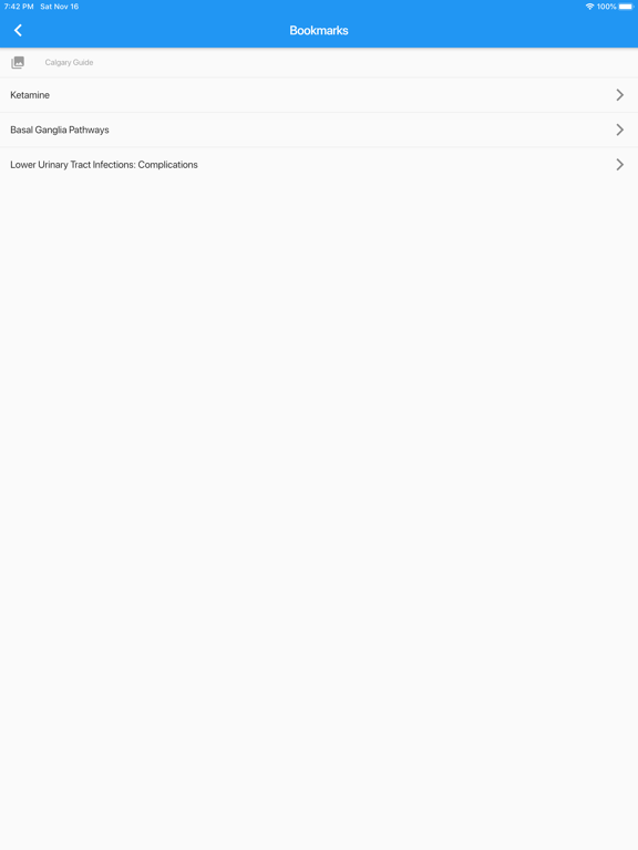 The Calgary Guide iPad screenshot 4 - Medical app