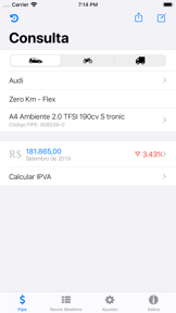Car Ad - Tabela FIPE screenshot