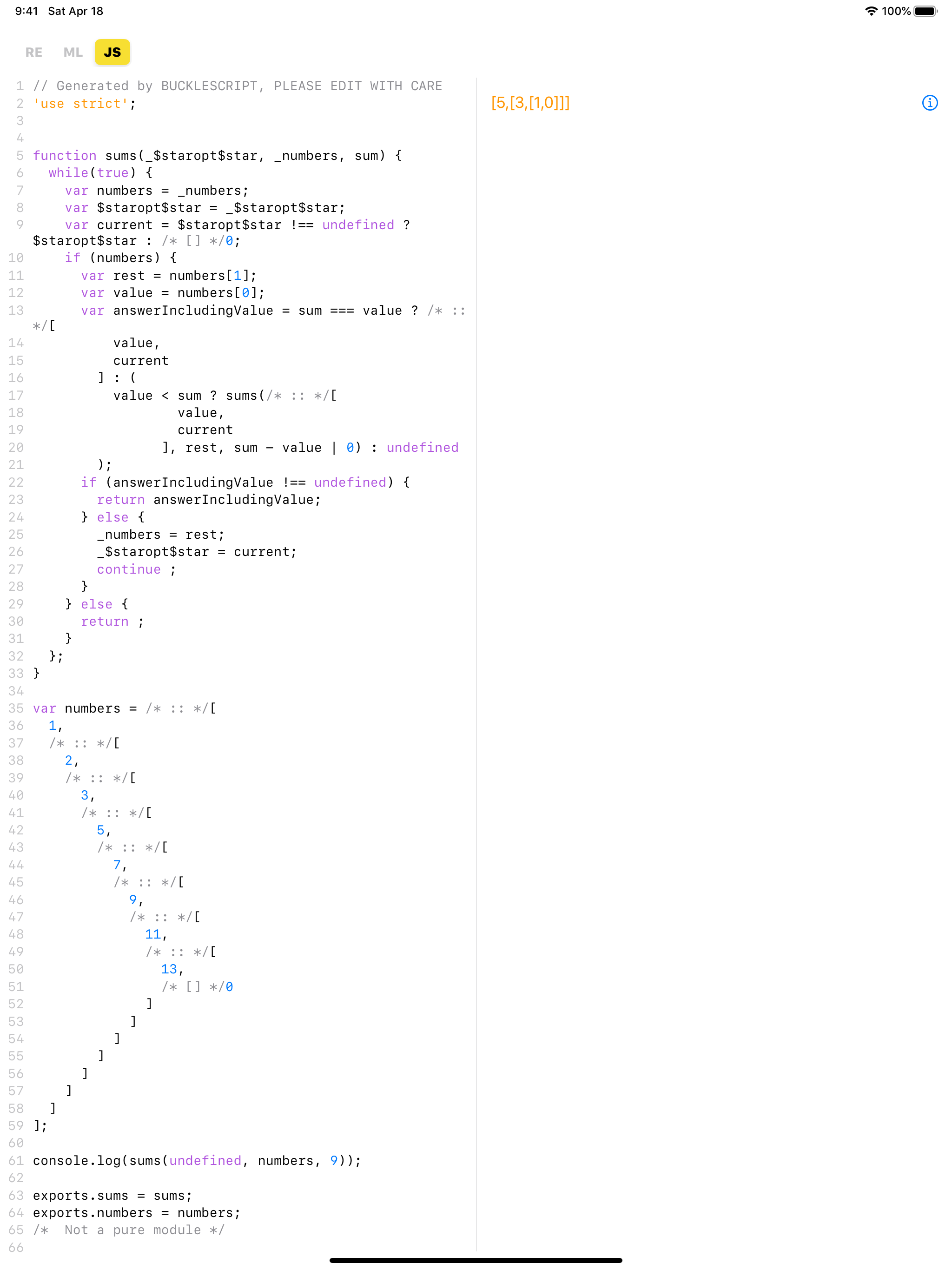 ReasonML screenshot 7