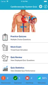 cardiovascular system quizzes iphone screenshot 1