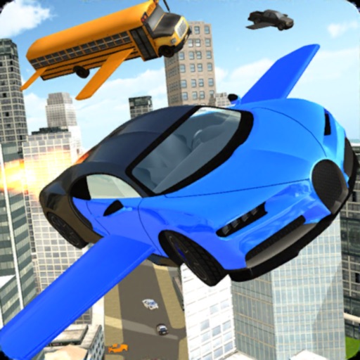 Flying Car Racing Simulator icon